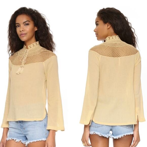 Free People On the Island Top Size Large - Picture 1 of 5